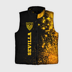 Женский жилет Sevilla - gold gradient по-вертикали