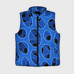 Женский жилет Синяя мембрана с перфорацией, цвет: 3D-светло-серый