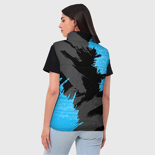 Женский жилет Extreme blue / 3D-Черный – фото 4