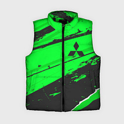 Женский жилет Mitsubishi sport green, цвет: 3D-черный