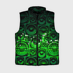 Женский жилет Эквалайзер и динамики, цвет: 3D-черный