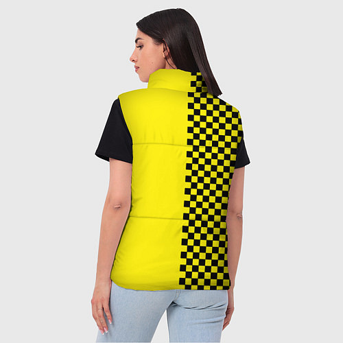 Женский жилет Стиль таксиста / 3D-Черный – фото 4
