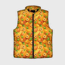Женский жилет Сочные сладкие абрикосы паттерн