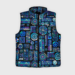Женский жилет Этнический неоновый орнамент