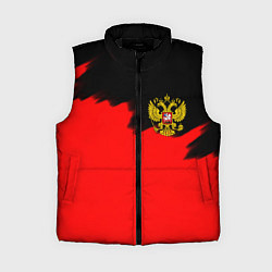 Женский жилет Россия красные краски