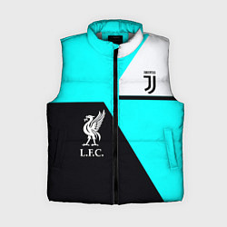 Женский жилет Juventus x Liverpool geometry, цвет: 3D-светло-серый
