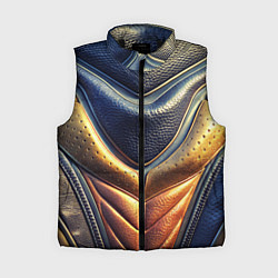 Женский жилет Футуристический текстурный костюм из кожи