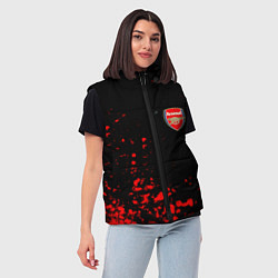 Женский жилет Arsenal spash, цвет: 3D-светло-серый — фото 2