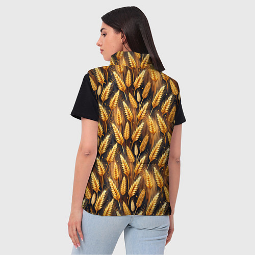 Женский жилет Золотой колос / 3D-Красный – фото 4