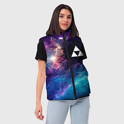 Женский жилет Zelda space game, цвет: 3D-черный — фото 2
