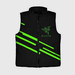 Женский жилет Razer line green