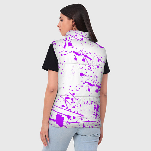 Женский жилет Among us neon colors game / 3D-Красный – фото 4