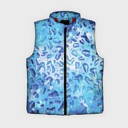 Женский жилет Абстракция паттерн воды и неба