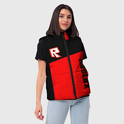 Женский жилет Roblox geometry red, цвет: 3D-красный — фото 2