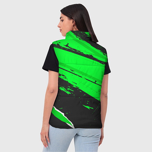 Женский жилет Jaguar sport green / 3D-Черный – фото 4