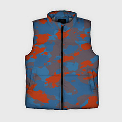 Женский жилет Камуфляжная текстура стиль