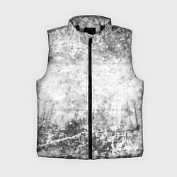 Женский жилет Абстракция - серый ветер, цвет: 3D-черный