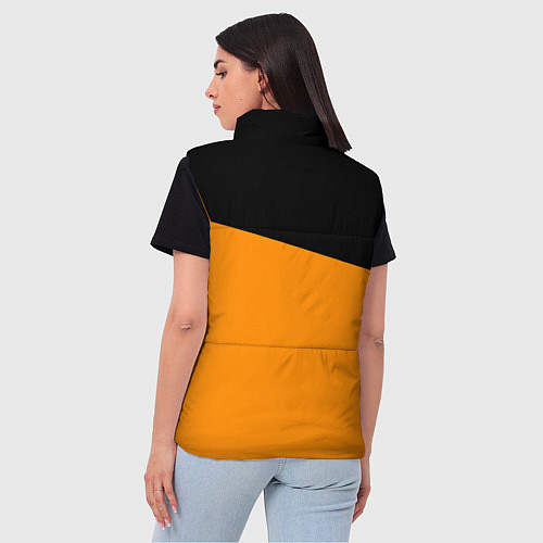 Женский жилет Half life orange game / 3D-Красный – фото 4