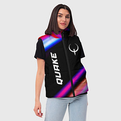Женский жилет Quake speed game lights, цвет: 3D-черный — фото 2