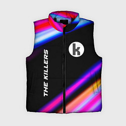 Женский жилет The Killers neon rock lights, цвет: 3D-черный