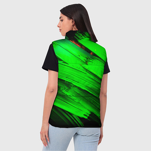 Женский жилет Хомячок самурай / 3D-Черный – фото 4