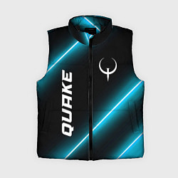 Женский жилет Quake неоновые лампы, цвет: 3D-черный