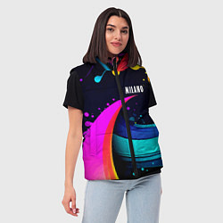 Женский жилет Neon abstraction - Milano, цвет: 3D-светло-серый — фото 2