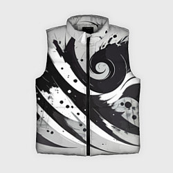 Женский жилет Экспрессивная абстракция - нейроарт, цвет: 3D-светло-серый
