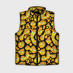 Женский жилет Гарфилд паттерн, цвет: 3D-черный