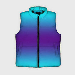 Женский жилет Градиент из неона, цвет: 3D-черный