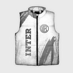 Женский жилет Inter - white gradient вертикально, цвет: 3D-черный