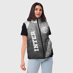 Женский жилет Inter - grey gradient вертикально, цвет: 3D-черный — фото 2