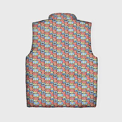 Женский жилет Монстры и человечки / 3D-Светло-серый – фото 2