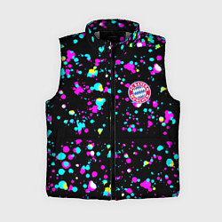 Женский жилет Бавария Мюнхен неоновые краски, цвет: 3D-светло-серый