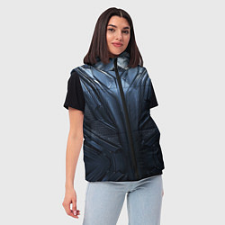 Женский жилет Металлический карбон, цвет: 3D-светло-серый — фото 2