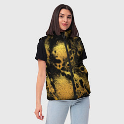 Женский жилет Текстура песок, цвет: 3D-черный — фото 2