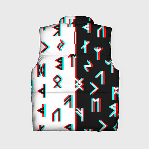 Женский жилет Doom glitch pattern / 3D-Светло-серый – фото 2