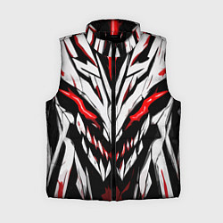 Женский жилет Красное абстрактное лицо монстра