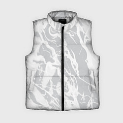 Женский жилет Светлый серый абстракция, цвет: 3D-светло-серый