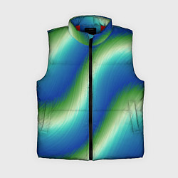 Женский жилет Морская волна арт