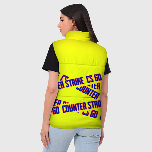 Женский жилет Counter strike game / 3D-Светло-серый – фото 4