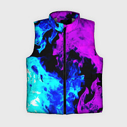 Женский жилет Битва неонового огня, цвет: 3D-светло-серый