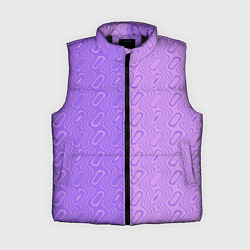 Женский жилет Фиолетовые и розовые волны