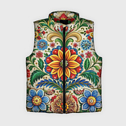 Женский жилет Русские классические узоры и орнамент