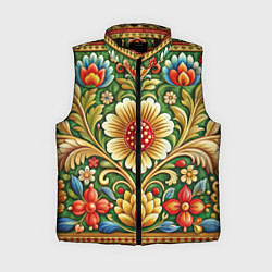 Женский жилет Стиль советского ковра узоры и орнамент