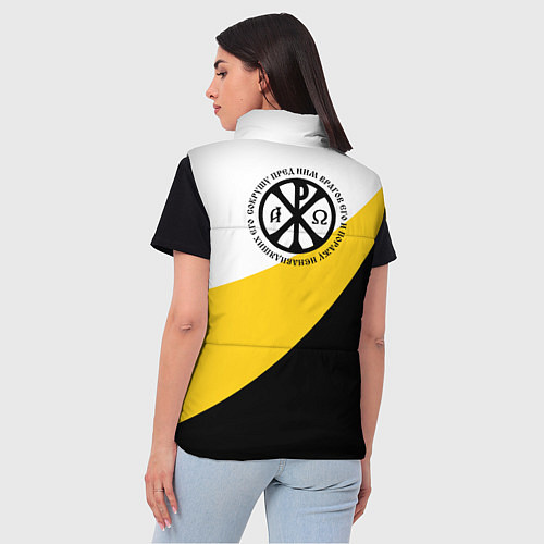 Женский жилет Сокрушу пред ним врагов его большая хризма / 3D-Светло-серый – фото 4