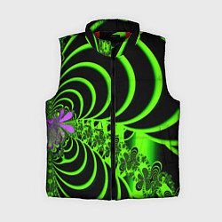 Женский жилет Оптические иллюзии абстракция, цвет: 3D-красный