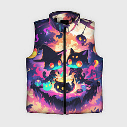 Женский жилет 2 котика ведьмы