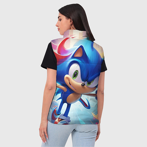 Женский жилет Sonic 1 / 3D-Черный – фото 4