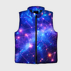 Женский жилет Неоновые созвездия космоса